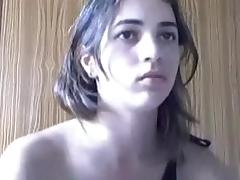Webcam Dark-haired immature