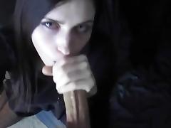 Girlfriend Performs Loving Blowjob