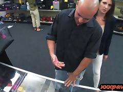 Pawn keeper fucking hard somebodys wife in the pawnshop