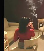 Best smoking video with brunette, couple scenes