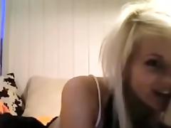 blonde immature on webcam