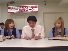 Two Japanese OLs spitting on coworker
