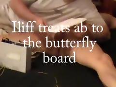 Iliff treats ab to the butterfly board