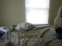 Chubby couple homemade morning sextape