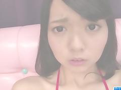 Sexy bondage porn show along brunette Hikaru Morikawa