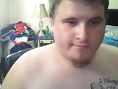 Juicy boy is jerking in the apartment and filming himself on camera