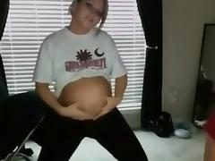 pregnant dancing