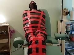 Bondage videos. Extremely naughty ladies gladly decide to try out bondage during fucking