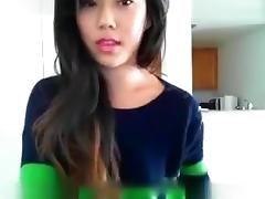 Fabulous Webcam clip with Asian, College scenes
