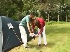 Twinks Threesome Fuck in a Tent