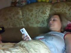 Home made Euro plays that are blonde together with her cell