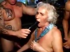 Granny cinema. fuck and piss in mouth 1