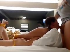 Cute Slim Slave Gets Tied Up By Her Master And Fucked With