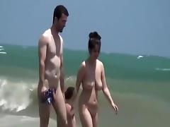 Voyeur at nudist beach secretly films women