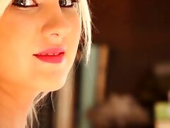 Petite body teen blonde Holly Jean hot naked posing