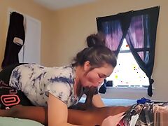 Young Milf Comes Home to Suck and Fuck