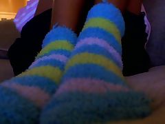 Fuzzy socks POV