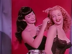 Bettie Page and Tempest Storm 1950