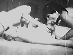 Hot Pussy Eating Brunettes and a Man 1930