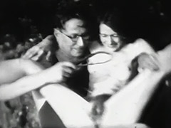 Hairy Pussy Spanked on Beach in Front of Others 1930