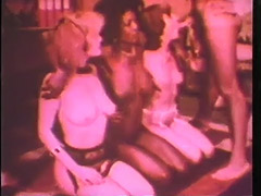Interracial Swingers Have a Fuck Fest 1970