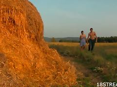 Nice Teen and Naughty College Dude On A Farm