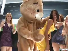 Dancing Bear Fucks Latina Kayla Carrera in Hot Bachelorette Party