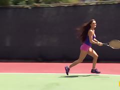 Bailey Danica and Melissa Get a Hot Party after a Tennis Match