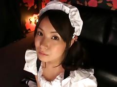 Ayano Umemiya Gives Head While Dressed As A Maid