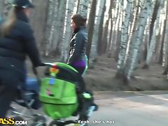Couple Having Dirty Sex Outdoors