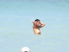 Emmanuelle Chriqui Bikini Candids at Miami Beach