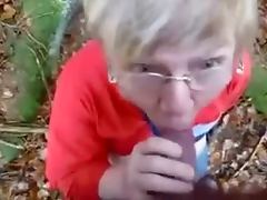 Granny Head Outdoors in the Woods
