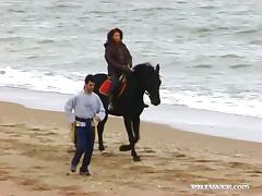 Horse Ride on the Beach Ends with Hardcore Fucking Outdoors