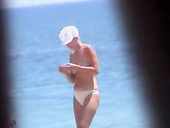 Great nudist beach video of open-minded bitches displaying their naked figures