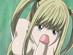 blonde girl from death note sucks dick