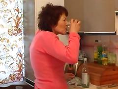 granny masturbating with bottle