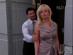 Hardcore Office Fuck with a Big Tit Cumshot
