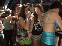 Sweet Babes Go Wild In A Crazy Party At A Club In A Reality Video