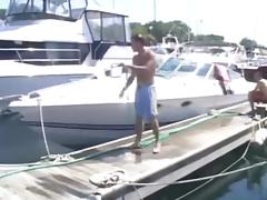 Non-Professional fuckfest on a boat